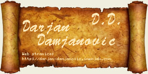 Darjan Damjanović vizit kartica